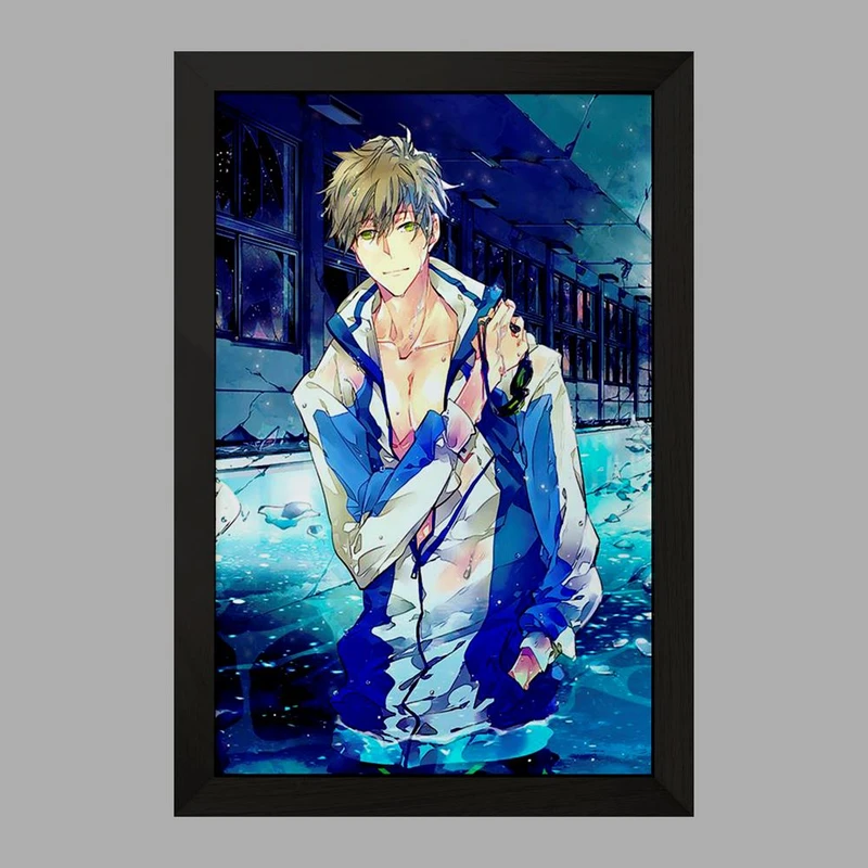 تابلو خندالو مدل ماکوتو انیمه فری تیل Fairy Tail  کد 15620