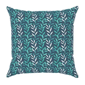 کاور کوسن مدل مخمل طرح برگ کد 5212