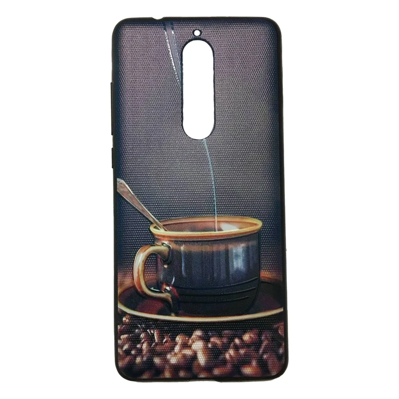 کاور طرح فنجان قهوه کد 01 مناسب برای گوشی موبایل نوکیا 5.1 