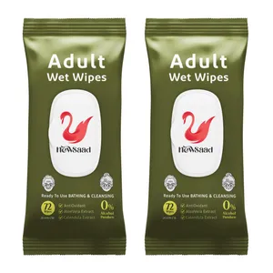 دستمال مرطوب بزرگسالان نیوساد مدل Adult2 دو بسته 72 عددی