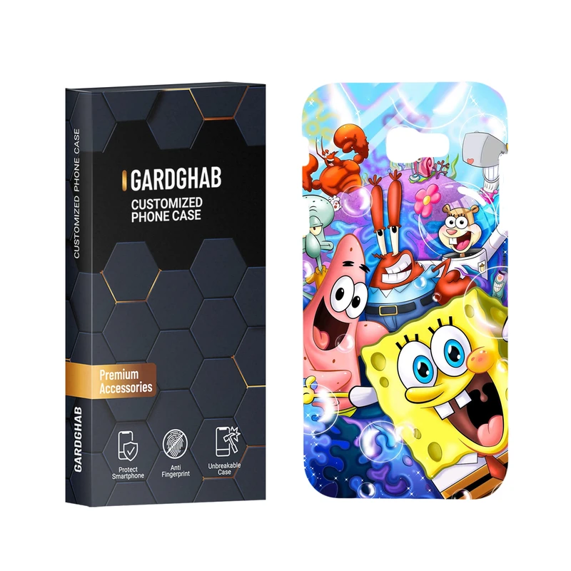 کاور گارد قاب مدل باب اسفنجی مناسب برای گوشی موبایل سامسونگ Galaxy A720/ A7 2017