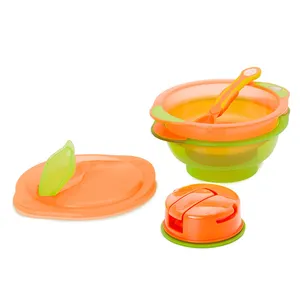 ست 5 تکه غذا خوری ویتال بیبی مدل Travel Suction