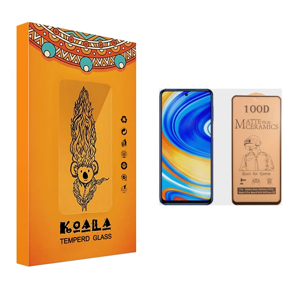 برای محافظ صفحه نمایش سرامیکی کوآلا مدل Fade مناسب گوشی موبایل شیائومی Redmi Note 9 Pro Max