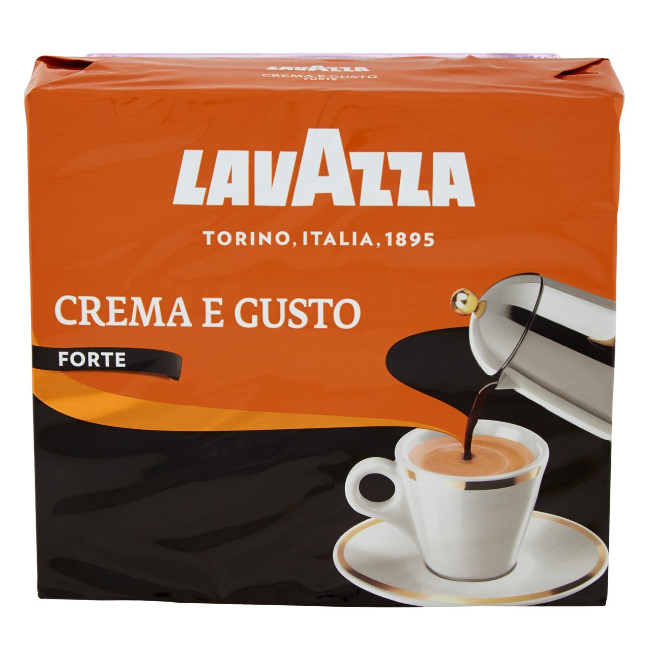 بسته قهوه لاواتزا مدل Crema E Gusto Forte مجموعه 2 عددی