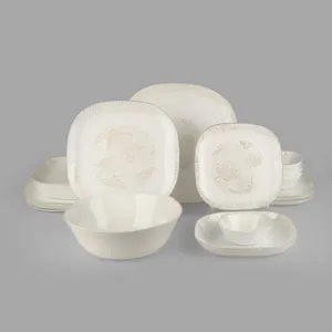 سرویس غذاخوری 26 پارچه 6 نفر مدل مربع کورل لورکس