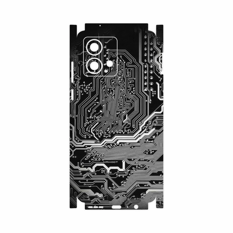 برچسب پوششی ماهوت مدل Black_Printed_Circuit_Board-FullSkin مناسب برای گوشی موبایل موتورولا Moto G84