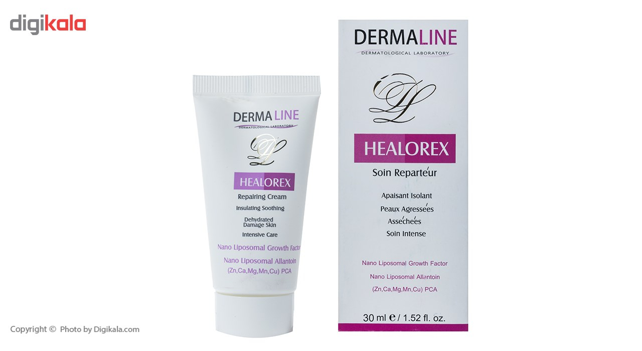 کرم ترمیم کننده درمالاین مدل Healorex حجم 30 میلی لیتر