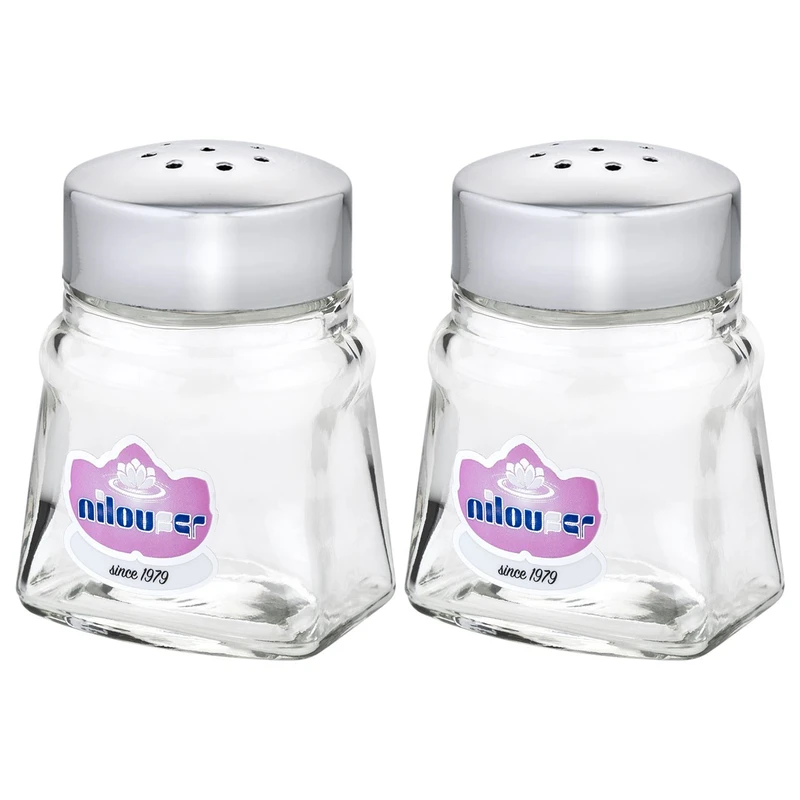 نمک پاش نیلوفر مدل فندوقی بسته 2 عددی