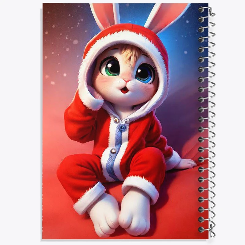 دفتر مشق 50 برگ خندالو طرح خرگوش کیوت کد F2755