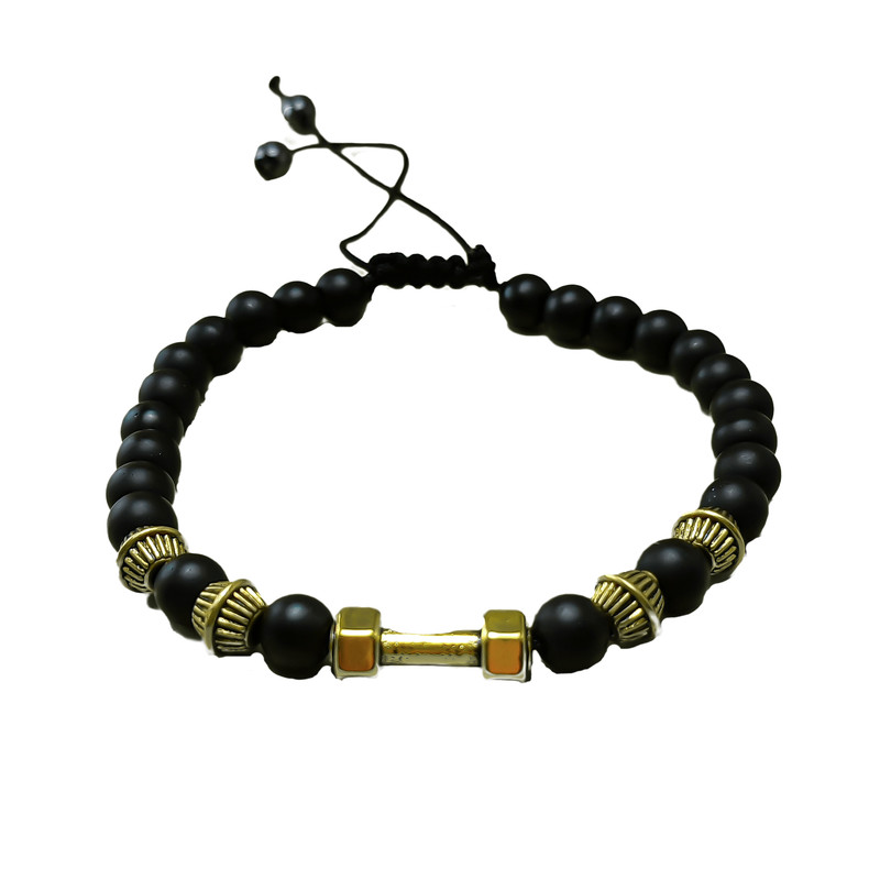 دستبند مدل سنگ اونیکس