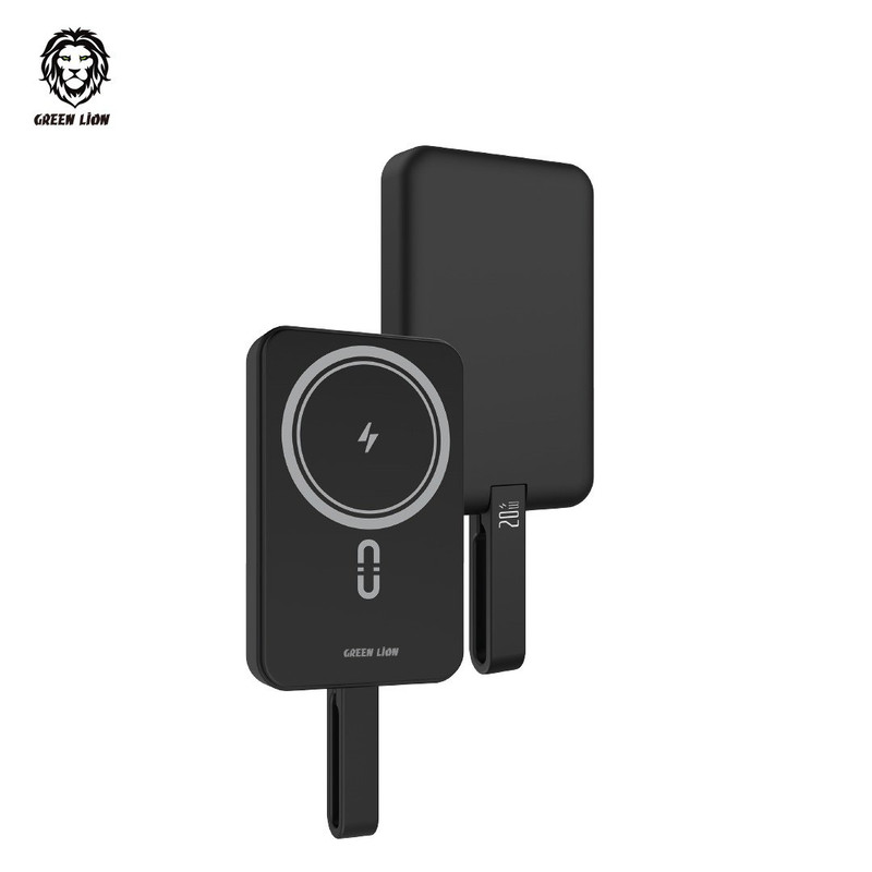 پاور بانک گرین لاین مدل  MagSafe Lite PD 20W ظرفیت 10000 میلی آمپر ساعت