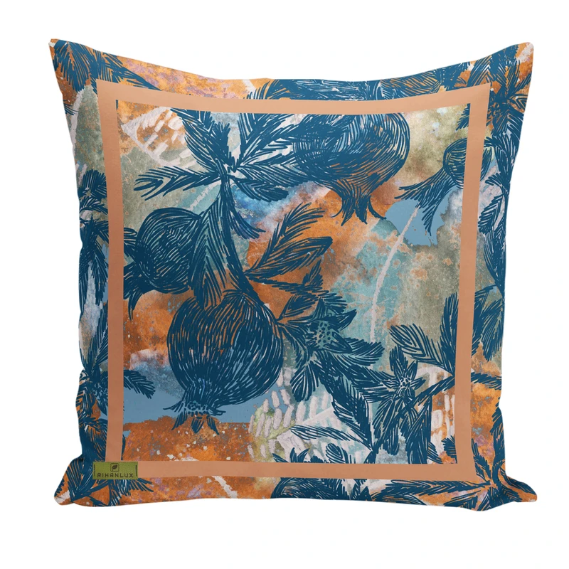 کاور کوسن ریحانلوکس مدل انار کد RH125 سایز 43x43 سانتی متر