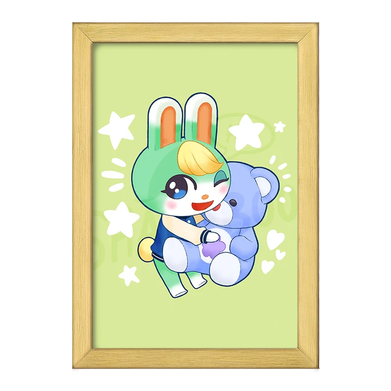 تابلو خندالو طرح بازی انیمال کراسینگ (Animal Crossing) کد 32633