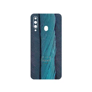MAHOOT Turquoise feathers Cover Sticker for Samsung Galaxy A60