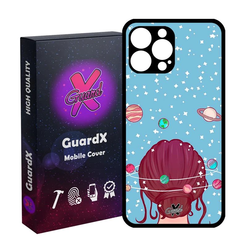 کاور گارد ایکس طرح Girl مدل Glass10211 مناسب برای گوشی موبایل اپل iPhone 13 Pro Max