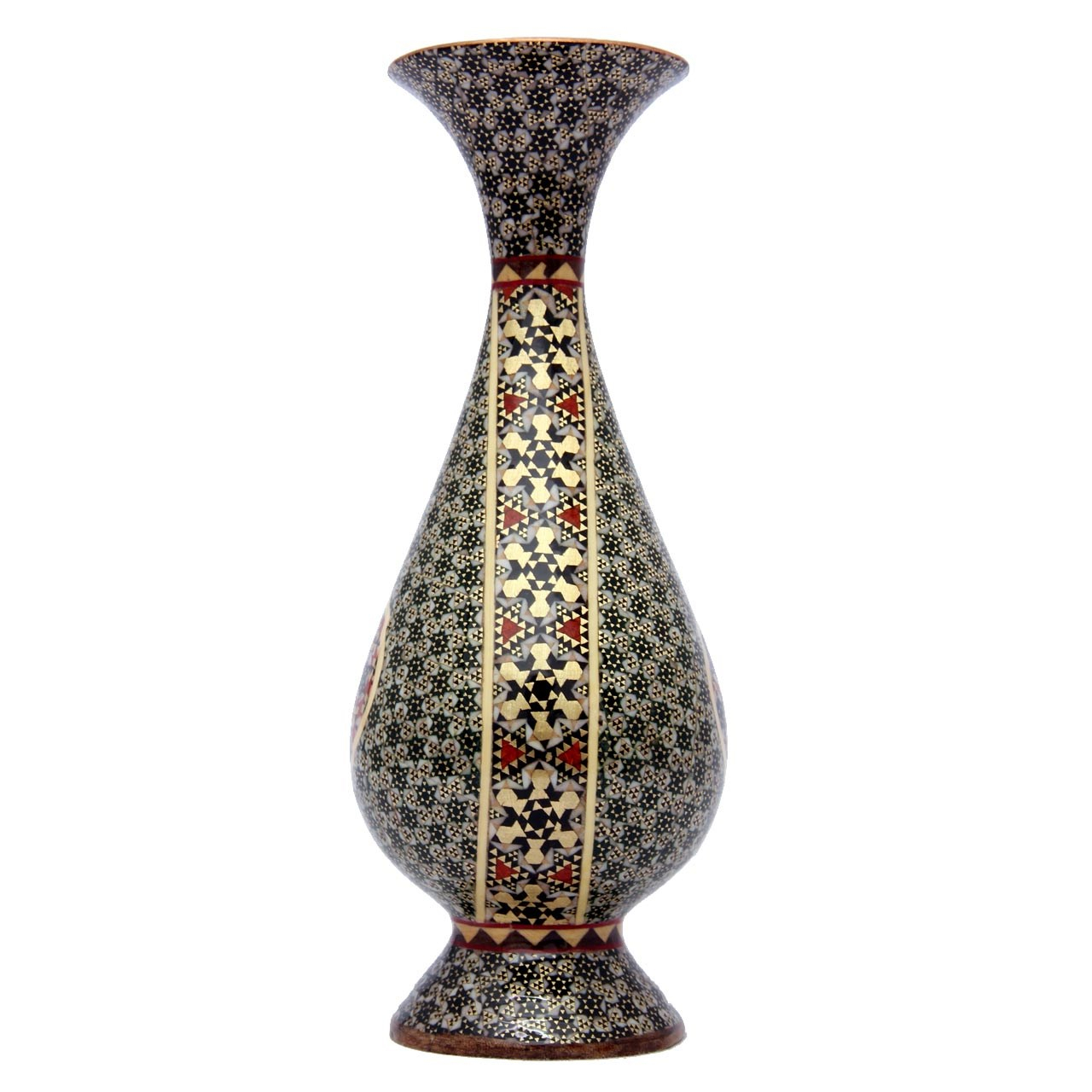 گلدان خاتم کاری مارکت لند  کد Mkh149