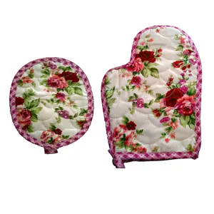 دستگیره آشپزخانه مدل گل کد 25-L مجموعه 2 عددی