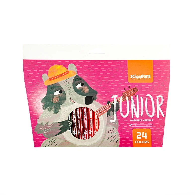 ماژیک رنگ آمیزی 24 رنگ اسکول فنز مدل جونیور کد 922202