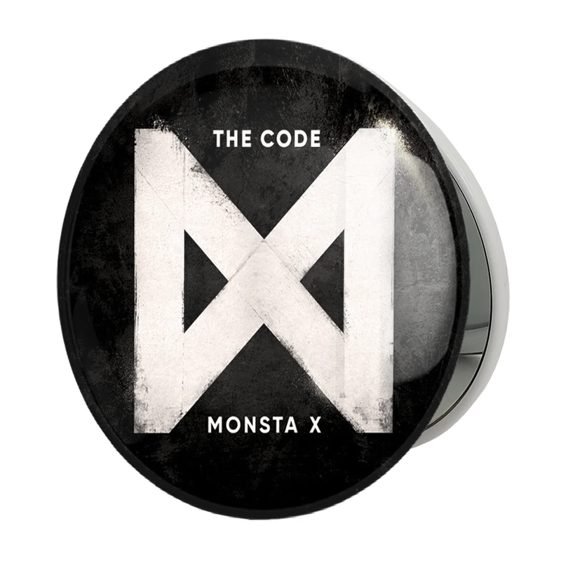 آینه جیبی خندالو طرح گروه مانستا اکس Monsta X مدل تاشو کد 21206 