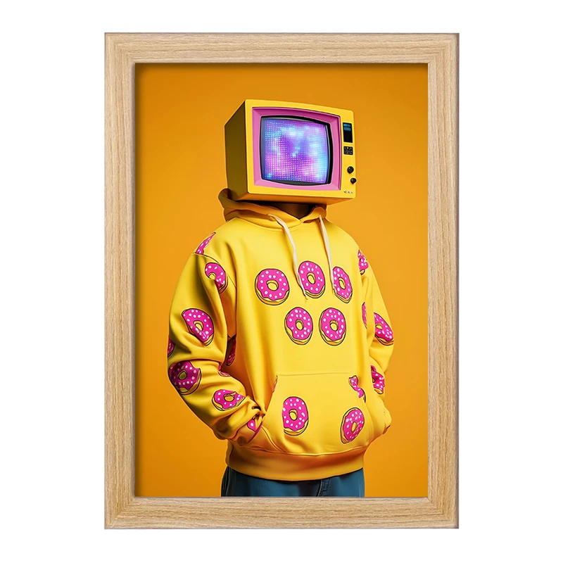 تابلو خندالو مدل مرد تلویزیونی کد F8771