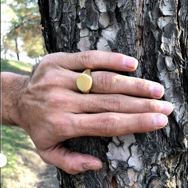 انگشتر مردانه مدل استیل 360