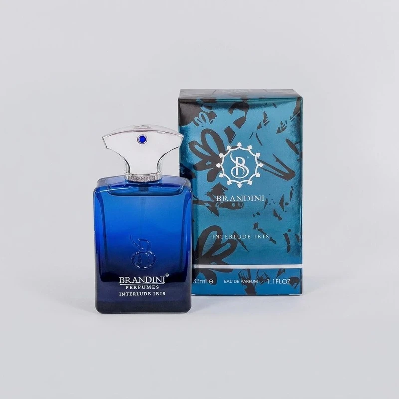عطر جیبی مردانه برندینی مدل Interlude Iris حجم 33 میلی لیتر
