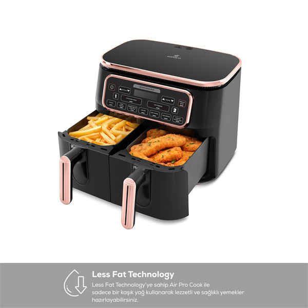 سرخ کن بدون روغن کاراجا مدل Air Pro Cook Duo Tandır سرخ کن بدون روغن کاراجا مدل Air Pro Cook Duo Tandır