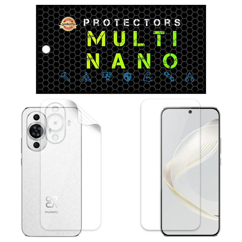 محافظ صفحه نمایش مولتی نانو مدل X-SFT مناسب برای گوشی موبایل هوآوی nova 12 Lite به همراه محافظ پشت