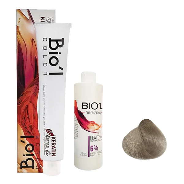 کیت رنگ مو بیول سری SUPER BLONDE شماره 12.10 حجم 100 میلی لیتر رنگ سوپر بلوند دودی طبیعی