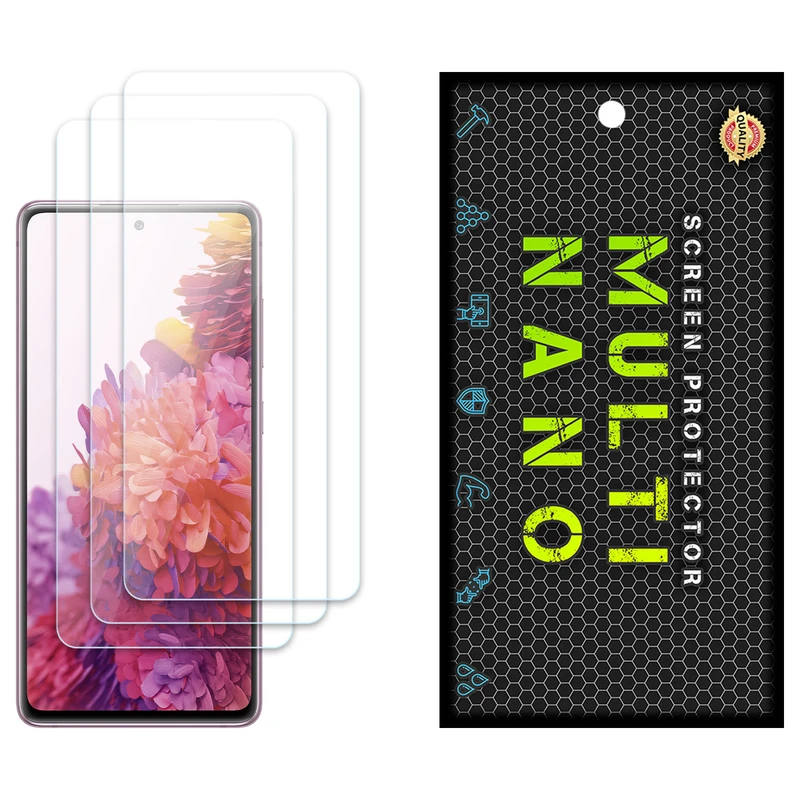 محافظ صفحه نمایش مولتی نانو مدل X-S3N مناسب برای گوشی موبایل سامسونگ Galaxy S20 FE بسته سه عددی
