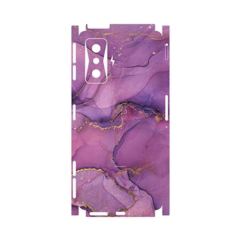 برچسب پوششی ماهوت مدل Purple Marble-FullSkin مناسب برای گوشی موبایل شیائومی Poco F4 GT 5G