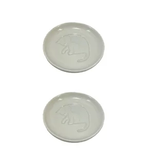 سس خوری مدل ژاپنی طرح گربه نشسته بسته 2 عددی
