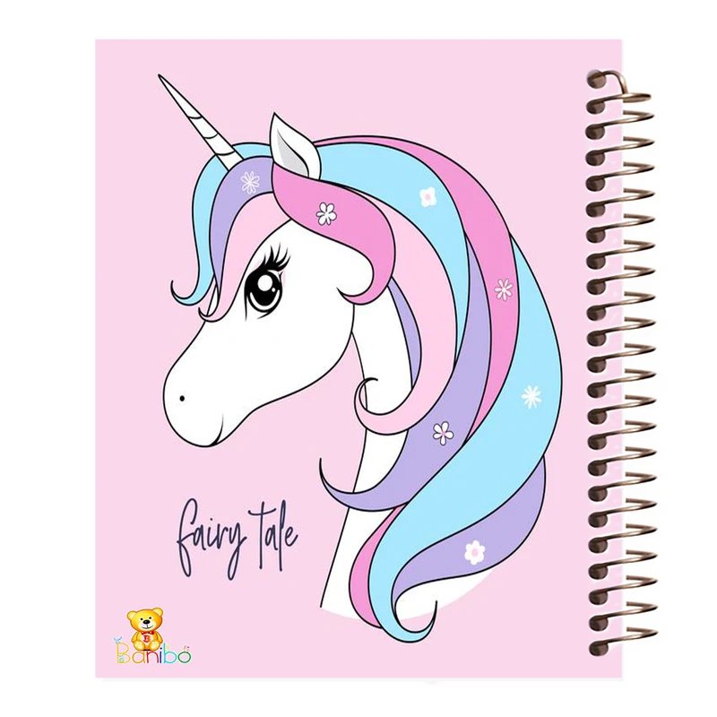 دفتر نقاشی 50 برگ بانیبو مدل اسب تک شاخ کد 566