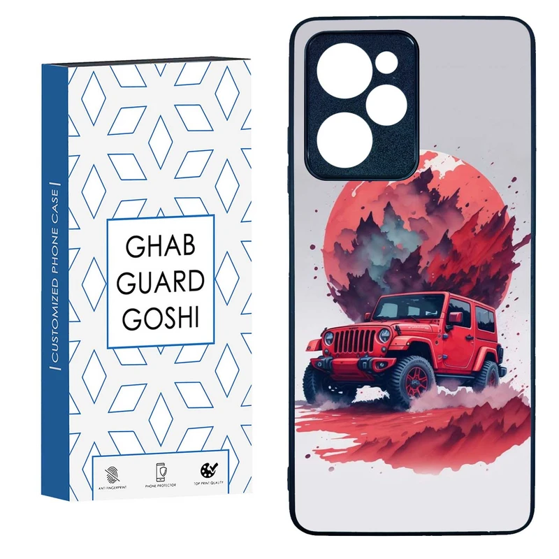 کاور قاب گارد گوشی طرح ماشین کد TPU-147 مناسب برای گوشی موبایل شیائومی  POCO X5 PRO