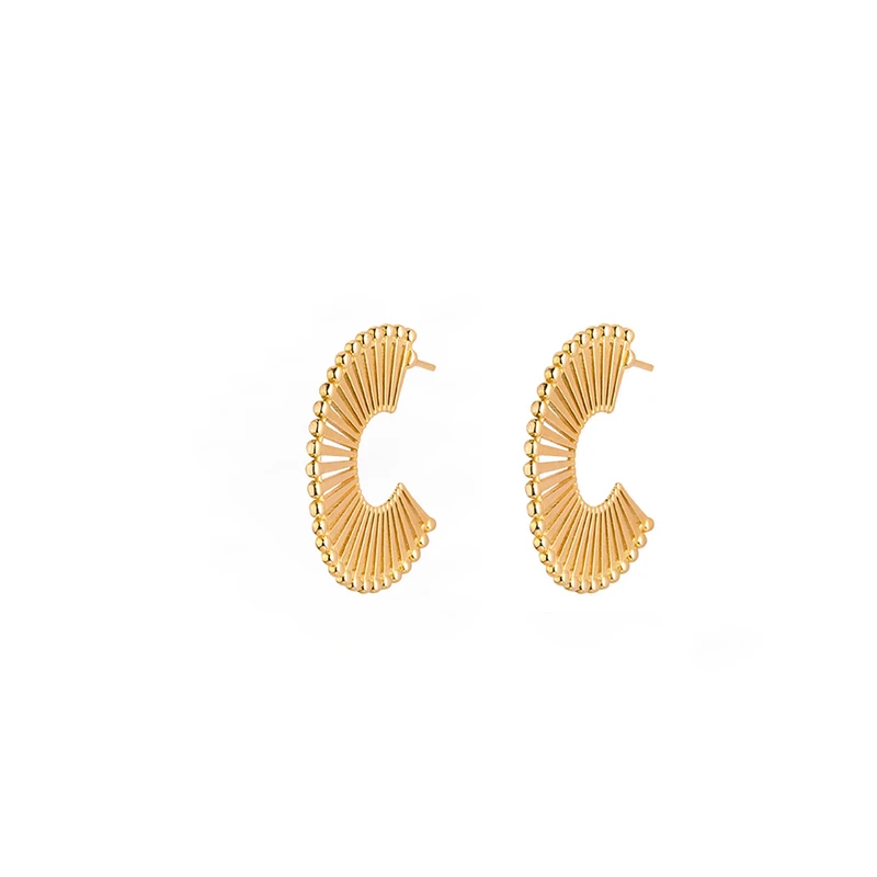 گوشواره طلا 18 عیار زنانه کیا گالری مدل AE414