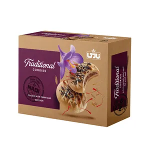 کلوچه سنتی با مغزی زعفران و زیره نادی - 500 گرم بسته 20 عددی