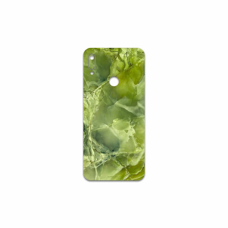 برچسب پوششی ماهوت مدل Green Crystal Marble مناسب برای گوشی موبایل هوآوی Y6 Prime 2019