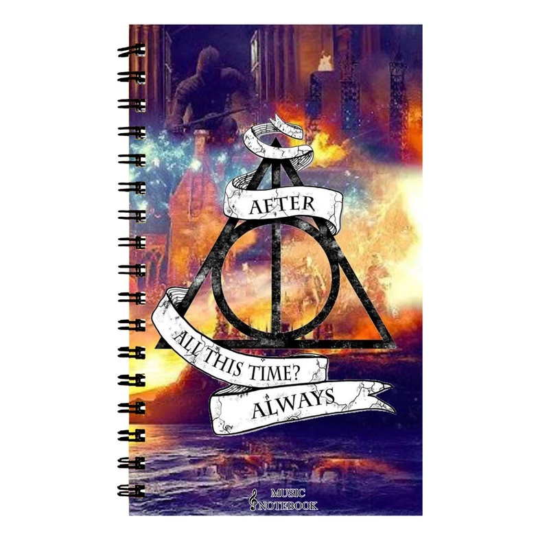 دفتر نت موسیقی طرح هری پاتر یادگاران مرگ کد DN-95