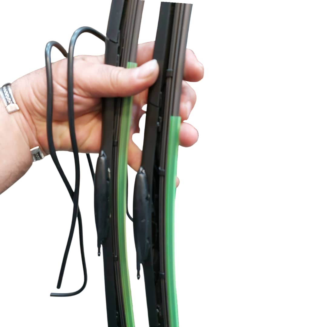 تیغه برف پاک کن وی ام ان مدل هیبریدی "24+"18مناسب برای سمند و هیوندا بسته 2عددی