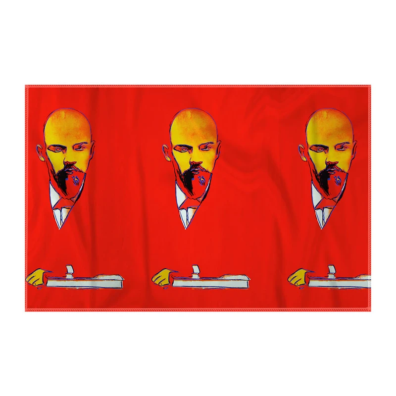 کاغذ کادو ترمه طراحان ایده مدل لنین قرمز از وارهول کد art0871 سایز 57x37 سانتی متر