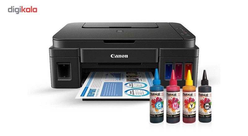 پرینتر چندکاره جوهرافشان کانن مدل PIXMA G3400