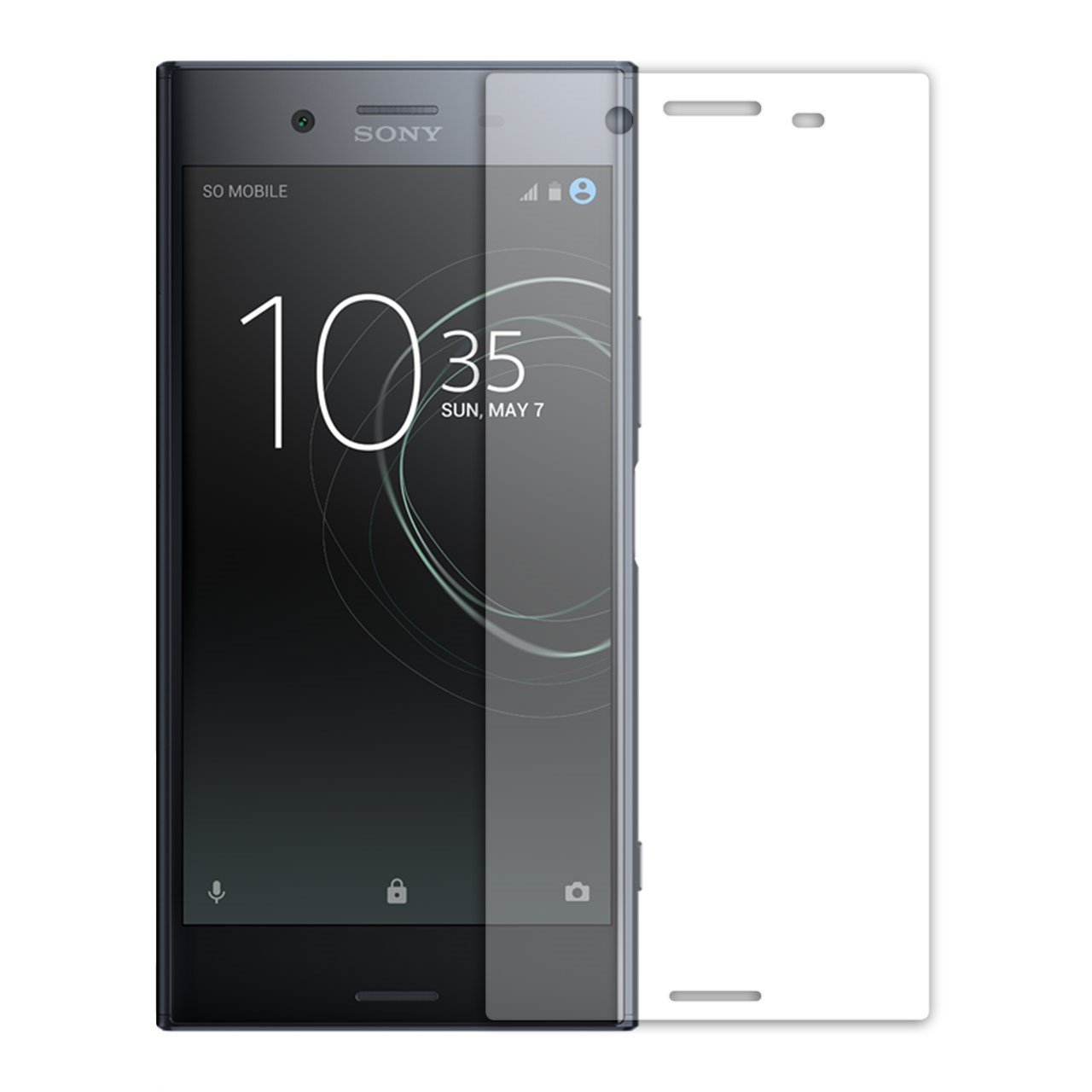 محافظ صفحه نمایش شیشه ای تمپرد مدل Full Cover مناسب برای گوشی موبایل سونی Xperia XZ Premium