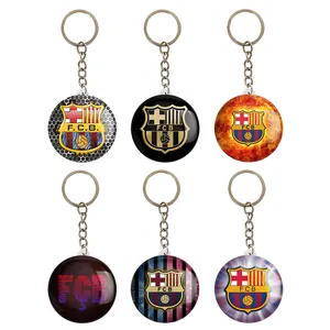 جاکلیدی خندالو مدل باشگاه بارسلونا FC Barcelona کد 1688A مجموعه 6 عددی