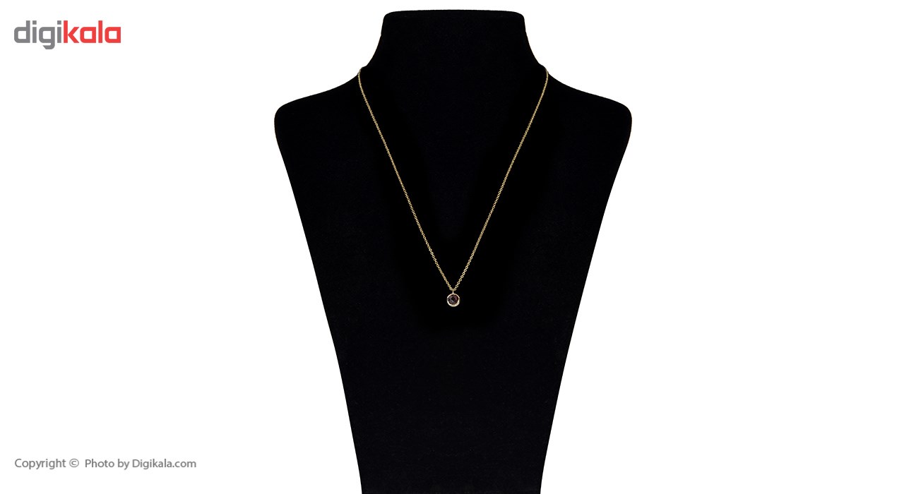 گردنبند طلا 18 عیار زنانه ماهک مدل MM0401 -  - 2