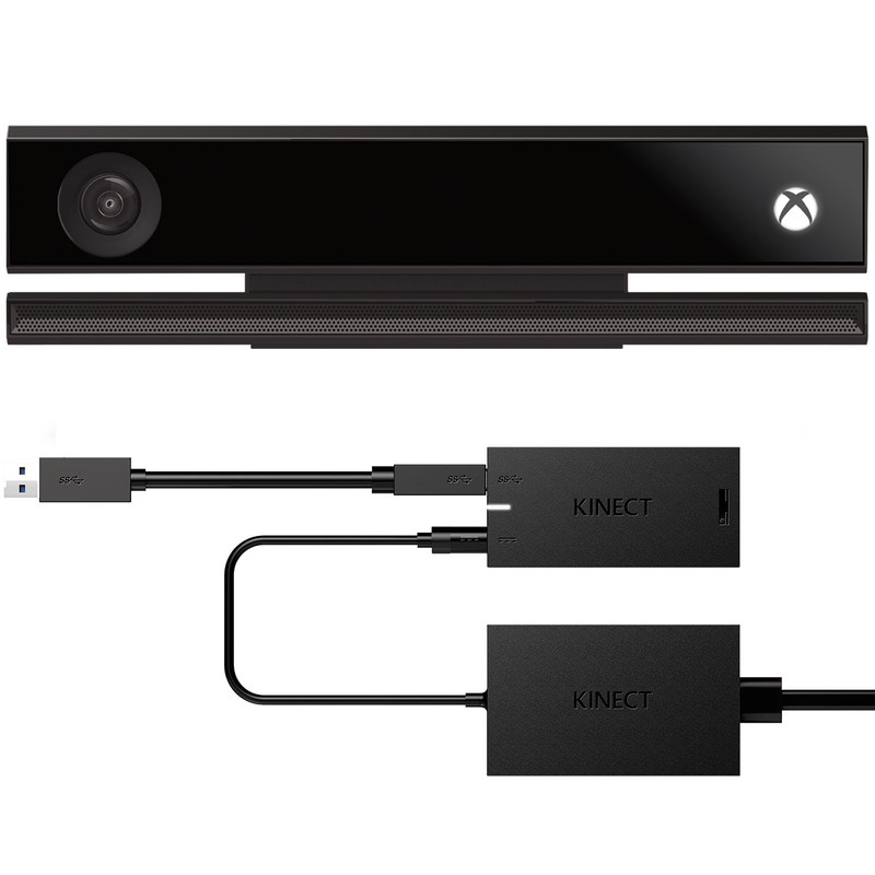 مجموعه حسگر حرکتی مایکروسافت مدل Kinect به همراه مبدل کینکت