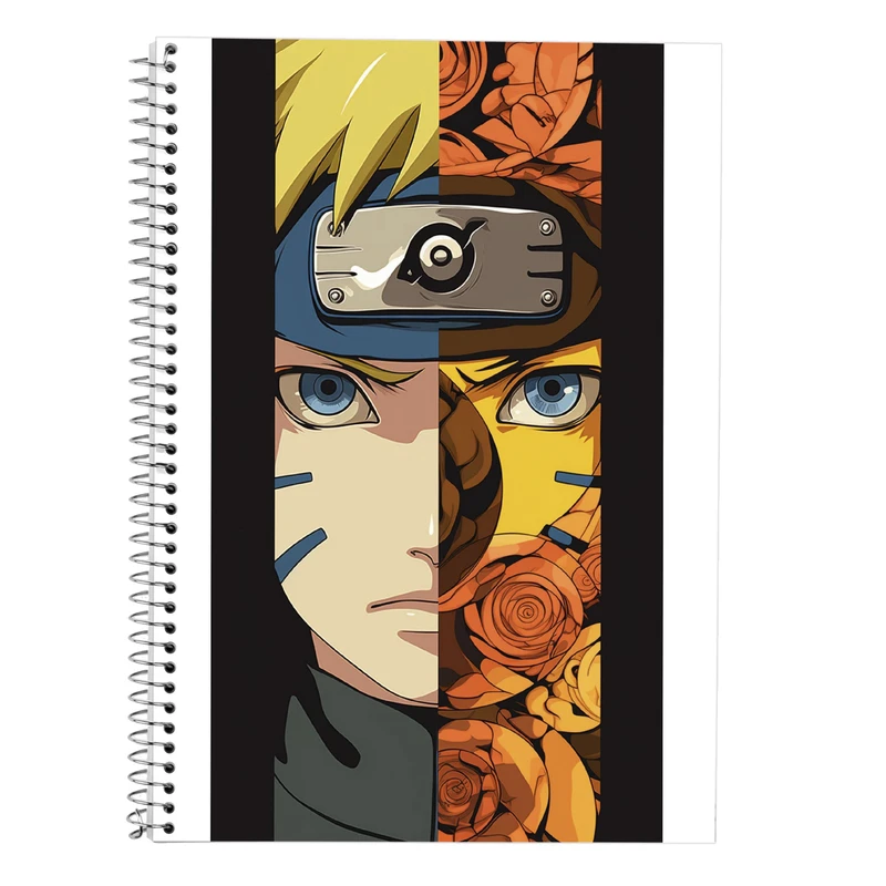 دفتر زبان 50 برگ مدوپد مدل Naroto کد DF11400