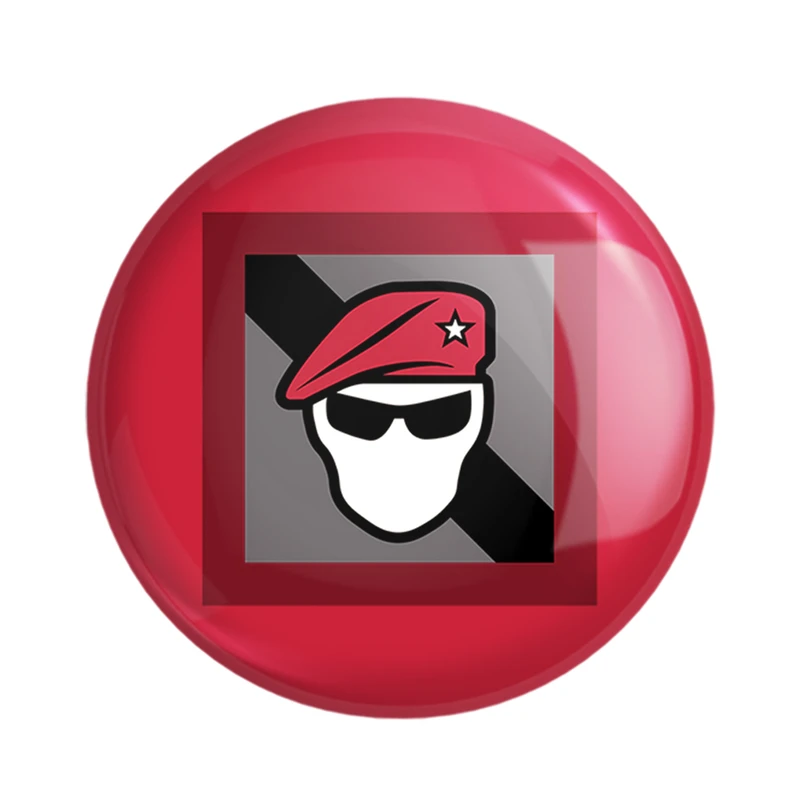 مگنت خندالو مدل  recruit_red بازی رینبو سیکس سیج  کد 30366