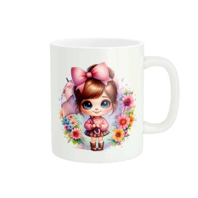 ماگ پاد آفرین طرح دختر کد 1206