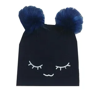 کلاه بچگانه مدل پم پم دار کد 127