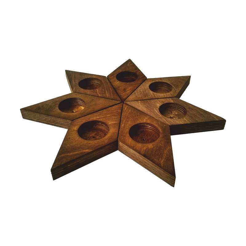 جاشمعی طرح دیاموند کد 011 بسته 7 عددی